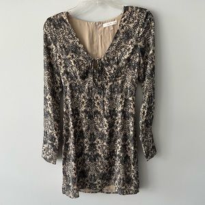 BACKYARD ROSES long sleeve Amelia dress